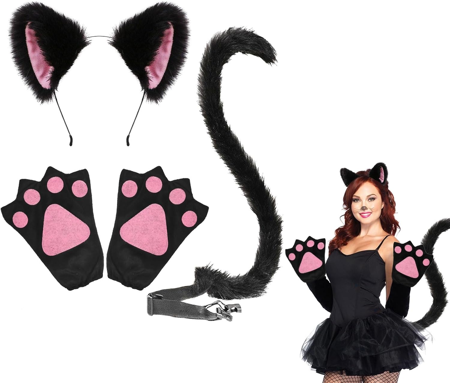 Fancy dress cat ears best sale